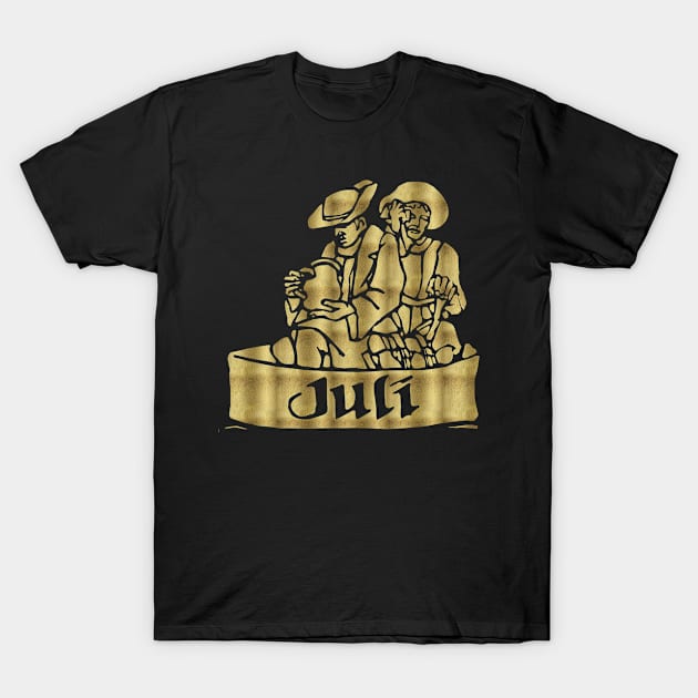 July Gothic (Gold) T-Shirt by Stacy Peters Art